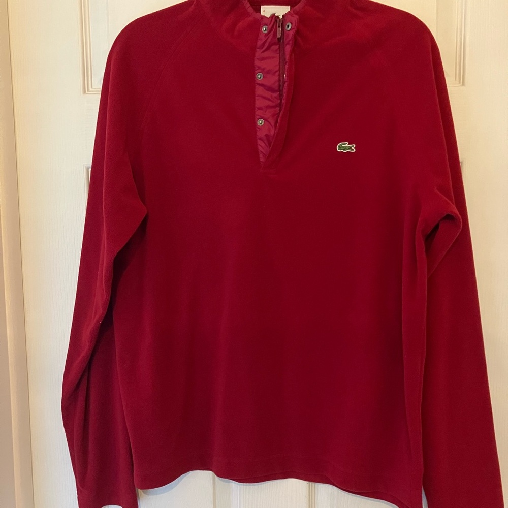 Lacoste Men's Red Sweater